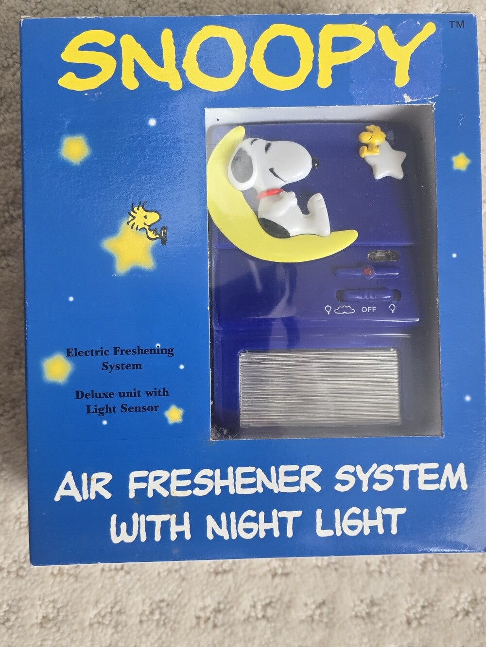 Vintage Salton Snoopy Air Freshener System With Night Light NOS